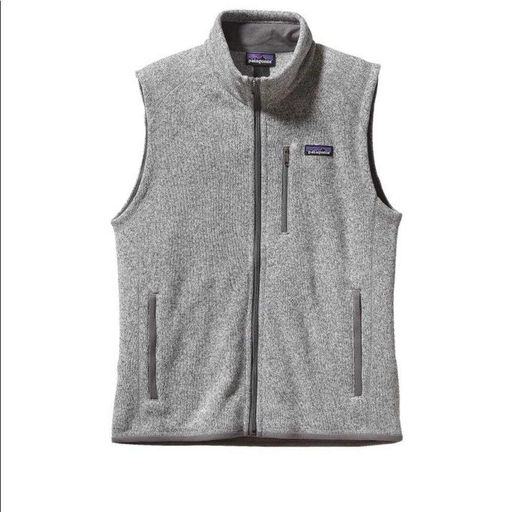 Men’s gray Patagonia zip up vest. Size medium.